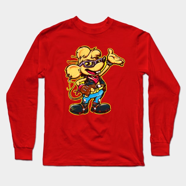 Brains, Bros and Bikes Long Sleeve T-Shirt by poopsmoothie